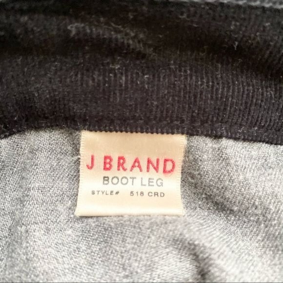 J Brand Black Corduroy Boot Cut Leg Pants - Picture 7 of 8